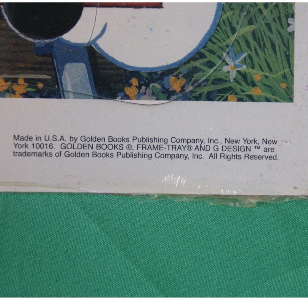 Vintage 1998‎ Thomas the Tank Engine Golden Books Frame-Tray Puzzle 28900-00